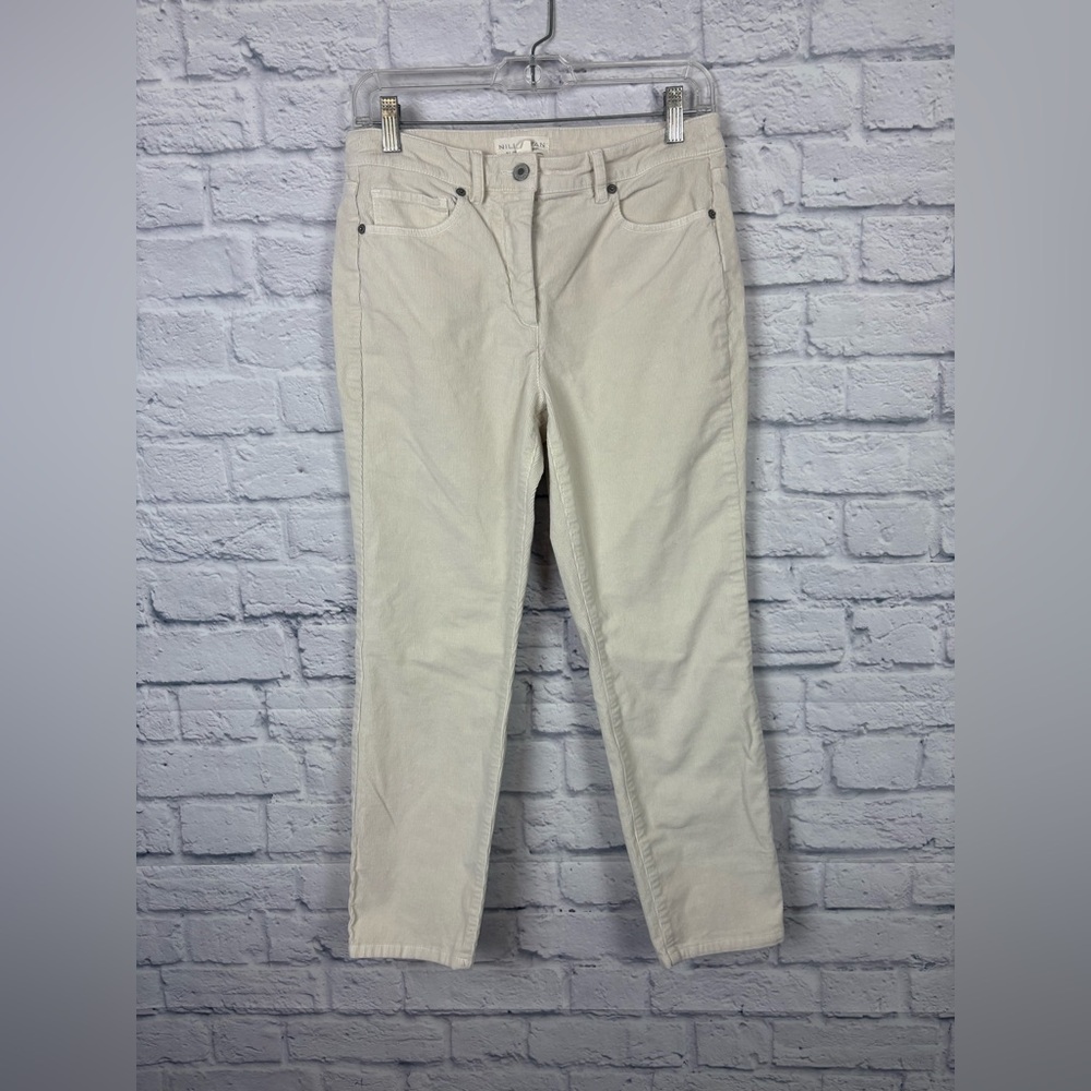 Nili Lotan Ivory Bradford Corduroy Pants size 6 - Picture 3 of 6